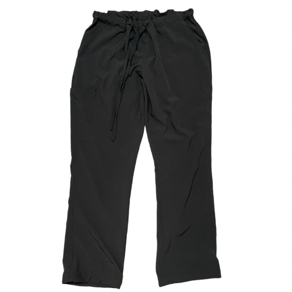 Divine Stretch JDM Uniforms Women's Scrubs Pants VW-851BLK Black S Drawstring